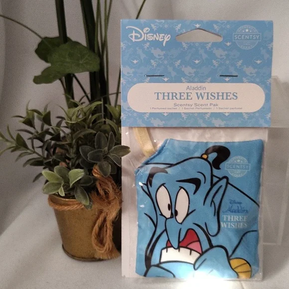🧞NWT Disney Scentsy Scent Pak Genie Aladdin: Three Wishes - Picture 1 of 6